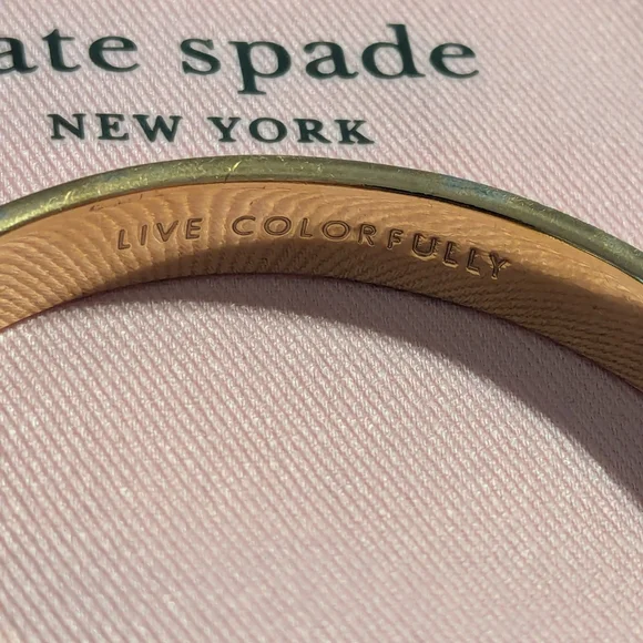 Kate Spade "Live Colorfully" Bracelet + Dustbag - Picture 3 of 6